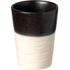 Costa Nova Hrnček bez ucha Notos 120 ml, pieskový/čierny Costa Nova Hrnček bez ucha Notos 120 ml, pieskový/čierny