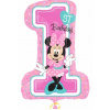 Amscan Fóliový balónik číslo 1 Minnie 71 x 48 cm Amscan Fóliový balónik číslo 1 Minnie 71 x 48 cm