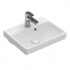 Villeroy & Boch Avento Umývadielko 45x37 cm, s prepadom, 1 otvor na batériu, CeramicPlus, alpská biela 735845R1 Villeroy & Boch Avento Umývadielko 45x37 cm, s prepadom, 1 otvor na batériu, CeramicPlus, alpská biela 735845R1