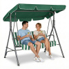 Garden swing 3-seater, freestanding, steel, green-white striped, MultiGarden Garden swing 3-seater, freestanding, steel, green-white striped, MultiGarden
