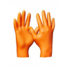 Pracovné rukavice ORANGE NITRIL ULTRA GRIP, jednorazové, rôzne veľkosti, 50 ks Veľkosť: 9/L