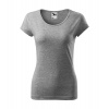 MALFINI PURE 122 / Tričko, dámske - tmavo šedý melír L MALFINI PURE 122 / Tričko, dámske - tmavo šedý melír L