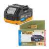 PROCRAFT 20 V lítium-iónová nabíjateľná batéria, 4000 mAh Procraft 20/4 Industrial PROCRAFT 20 V lítium-iónová nabíjateľná batéria, 4000 mAh Procraft 20/4 Industrial