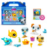 Littlest Pet Shop Plážoví kamaráti: Zberateľská sada 5 figúrok s doplnkami Littlest Pet Shop Plážoví kamaráti: Zberateľská sada 5 figúrok s doplnkami