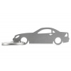 Mercedes W170 SLK kľúčenka z nehrdzavejúcej ocele Mercedes W170 SLK kľúčenka z nehrdzavejúcej ocele