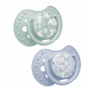 Dynamický cumlík 3–6 m, 2 ks, silikónový, symetrický, nenarúša sací reflex, Blossom blue Lovi Dynamický cumlík 3–6 m, 2 ks, silikónový, symetrický, nenarúša sací reflex, Blossom blue Lovi