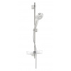 Hansa Basicjet - Set sprchovej hlavice, 1 prúd, hadica a tyče s poličkou, chróm 44770111 Hansa Basicjet - Set sprchovej hlavice, 1 prúd, hadica a tyče s poličkou, chróm 44770111