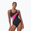 Dámske jednodielne plavky Speedo Hyperboom Butterfly Back anthracite/margarita pink Dámske jednodielne plavky Speedo Hyperboom Butterfly Back anthracite/margarita pink