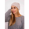 Legínovo Čiapka s flísom Justyna K253 cappuccino Farba: Svetlobéžová, Veľkosť: UNI Legínovo Čiapka s flísom Justyna K253 cappuccino Farba: Svetlobéžová, Veľkosť: UNI
