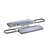i-tec USB-C Metal Ergonomic 4K 3x Display Docking Station, PD 100W C31FLAT2PDPRO I-Tec i-tec USB-C Metal Ergonomic 4K 3x Display Docking Station, PD 100W C31FLAT2PDPRO I-Tec