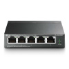 tplink TP-Link TL-SG1005P sieťový prepínač Nespravované Gigabit Ethernet (10/100/1000) Podpora napájania cez Ethernet (PoE) Čierna (TL-SG1005P)