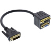 Redukcia DVI-I/DVI-I + VGA, M/F G Redukcia DVI-I/DVI-I + VGA, M/F G