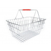 Košík nákupný kovový nikel 1ks Košík nákupný kovový nikel 1ks