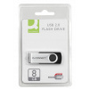 Pendrive Q-connect KF41512 8 GB USB 2.0 strieborný Pendrive Q-connect KF41512 8 GB USB 2.0 strieborný