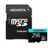 ADATA Premier Pre microSDXC 256GB Class 10 UHS-I U3 100/80MB/s + SD adaptér AUSDX256GUI3V30SA2-RA1 ADATA Premier Pre microSDXC 256GB Class 10 UHS-I U3 100/80MB/s + SD adaptér AUSDX256GUI3V30SA2-RA1