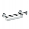 Hansgrohe Madlo Unica s držákem bílá/chrom 26328400 Hansgrohe Madlo Unica s držákem bílá/chrom 26328400