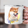 Smaltovaný hrnček SHIBA INU Pre ľaváka Smaltovaný hrnček SHIBA INU Pre ľaváka