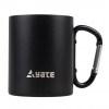 YATE Hrnek s karabinkou COLOR nerez černý 300 ml YATE Hrnek s karabinkou COLOR nerez černý 300 ml