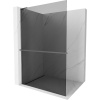 Mexen Kioto+ L, sprchová zástena Walk-In s poličkou a vešiakom 120 x 200 cm, 8mm šedé sklo, grafitový profil, 800-120-123-95-40 Mexen Kioto+ L, sprchová zástena Walk-In s poličkou a vešiakom 120 x 200 cm, 8mm šedé sklo, grafitový profil, 800-120-123-95-40