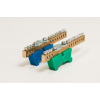 Svorkovnica - mostík rozbočovací TH-35 K (11x10mm²+1x35mm²) zelený 5907810560135 Svorkovnica - mostík rozbočovací TH-35 K (11x10mm²+1x35mm²) zelený 5907810560135