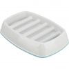 Miska k pomalému krmení, design mříž, 0,25l/21 ×14 cm, plast/TPR, šedá Miska k pomalému krmení, design mříž, 0,25l/21 ×14 cm, plast/TPR, šedá