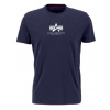 Alpha Industries Basic T ML Rep Blue tričko pánske Veľkosť: XXL, Farba: modrá Alpha Industries Basic T ML Rep Blue tričko pánske Veľkosť: XXL, Farba: modrá