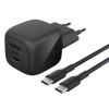 Belkin BOOST CHARGE™ 45W USB-C Power Delivery PPS nástěnná nabíječka + 1m USB-C na USB-C kabel, černá WCA013kq1MBK-B6 Belkin BOOST CHARGE™ 45W USB-C Power Delivery PPS nástěnná nabíječka + 1m USB-C na USB-C kabel, černá WCA013kq1MBK-B6