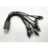 USB kabel 10v1 univerzální - nabíjecí kabel (USB kabel 10v1 univerzální - nabíjecí kabel s 10 konektory pro mobilní telefony a elektroniku) USB kabel 10v1 univerzální - nabíjecí kabel (USB kabel 10v1 univerzální - nabíjecí kabel s 10 konektory pro mobilní telefony a elektroniku)