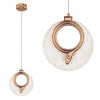 Krištáľový Závesný Luster LHJ110-1CP LIGHT ROSE GOLD Krištáľový Závesný Luster LHJ110-1CP LIGHT ROSE GOLD