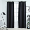 zahrada-XL Zatemňovacie závesy s háčikmi 2 ks, čierne 140x225 cm 134415 zahrada-XL Zatemňovacie závesy s háčikmi 2 ks, čierne 140x225 cm 134415