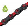 Reťaz KMC DLC 12s Black/Red Waxed 126 článkov Reťaz KMC DLC 12s Black/Red Waxed 126 článkov
