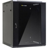 NETRACK 019-150-66-022 wall/hanging cabinet 19 15U/600 mm glass door black remov. side pan. NETRACK 019-150-66-022 wall/hanging cabinet 19 15U/600 mm glass door black remov. side pan.
