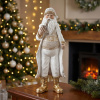 MERRY MOMENTS – vianočná dekorácia sv. Mikuláš fajčiaci fajku biely 30 cm MERRY MOMENTS – vianočná dekorácia sv. Mikuláš fajčiaci fajku biely 30 cm