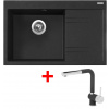 Sinks Rim 780 L Granblack + Mix 3 P GR Sinks Rim 780 L Granblack + Mix 3 P GR