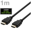 DELTACO Kábel HDMI 2.1 M/M 1m, 8K Ultra High, čier HU-10 DELTACO Kábel HDMI 2.1 M/M 1m, 8K Ultra High, čier HU-10