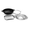 Liatinový wok s pokrievkou a naparovačom Gourmet BBQ System Weber Liatinový wok s pokrievkou a naparovačom Gourmet BBQ System Weber