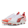 Puma Ultra Pro Junior Firm Ground Football Boots White/Red 3 (35.5) Puma Ultra Pro Junior Firm Ground Football Boots White/Red 3 (35.5)