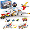 STAVEBNICA LIETADLO MESTSKÉ LETISKO FIGÚRKA LED VEĽKÁ SÚPRAVA DARČEK STAVEBNICA LIETADLO MESTSKÉ LETISKO FIGÚRKA LED VEĽKÁ SÚPRAVA DARČEK