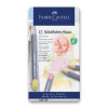 Akvarelové pastelky Faber-Castell Goldfaber Aqua Pastel plechová krabička, 12 barev Akvarelové pastelky Faber-Castell Goldfaber Aqua Pastel plechová krabička, 12 barev