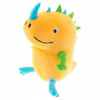 Textilomanie Žltý plyšový dinosaur DOCUS s modrým rohom Textilomanie Žltý plyšový dinosaur DOCUS s modrým rohom