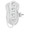 EMOS Predlžovací kábel 10 m / 3 zásuvky / biely / PVC / 1 mm2 P0310 EMOS Predlžovací kábel 10 m / 3 zásuvky / biely / PVC / 1 mm2 P0310
