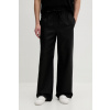 Karl Lagerfeld Jeans nohavice pánske s ľanom B2M10142 čierna M Karl Lagerfeld Jeans nohavice pánske s ľanom B2M10142 čierna M