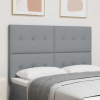 Výškově nastavitelné čelo postele Světle šedá 144 cm textil 3337821 Výškově nastavitelné čelo postele Světle šedá 144 cm textil 3337821