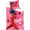 Ružové dievčenské obliečky Miraculous ONE SIZE Ružové dievčenské obliečky Miraculous ONE SIZE