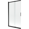 Mexen Fox dvojkrídlové posuvné sprchové zástenné dvere 100 x 150 cm, transparentné, čierne - 891-100-002-70-00 Mexen Fox dvojkrídlové posuvné sprchové zástenné dvere 100 x 150 cm, transparentné, čierne - 891-100-002-70-00