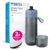 Brita Fill&Go Active filtračná fľaša na vodu 0,6l + 2x microdisc, modrá, 2024 Brita Fill&Go Active filtračná fľaša na vodu 0,6l + 2x microdisc, modrá, 2024