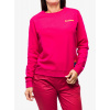Mikina bez kapucne dámska La Sportiva Climbing on the Moon Sweatshirt - fucsia/giallo Mikina bez kapucne dámska La Sportiva Climbing on the Moon Sweatshirt - fucsia/giallo