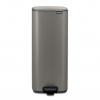 Brabantia Pedálový odpadkový kôš BO 30 l, platinová, oceľ Brabantia Pedálový odpadkový kôš BO 30 l, platinová, oceľ