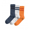Ponožky Björn Borg Core Crew 3P - white/navy blue/orange - Viacfarebný (41-45) Ponožky Björn Borg Core Crew 3P - white/navy blue/orange - Viacfarebný (41-45)