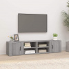 vidaXL TV skrinky 2 ks sivý dub sonoma 80x31,5x36 cm spracované drevo vidaXL TV skrinky 2 ks sivý dub sonoma 80x31,5x36 cm spracované drevo